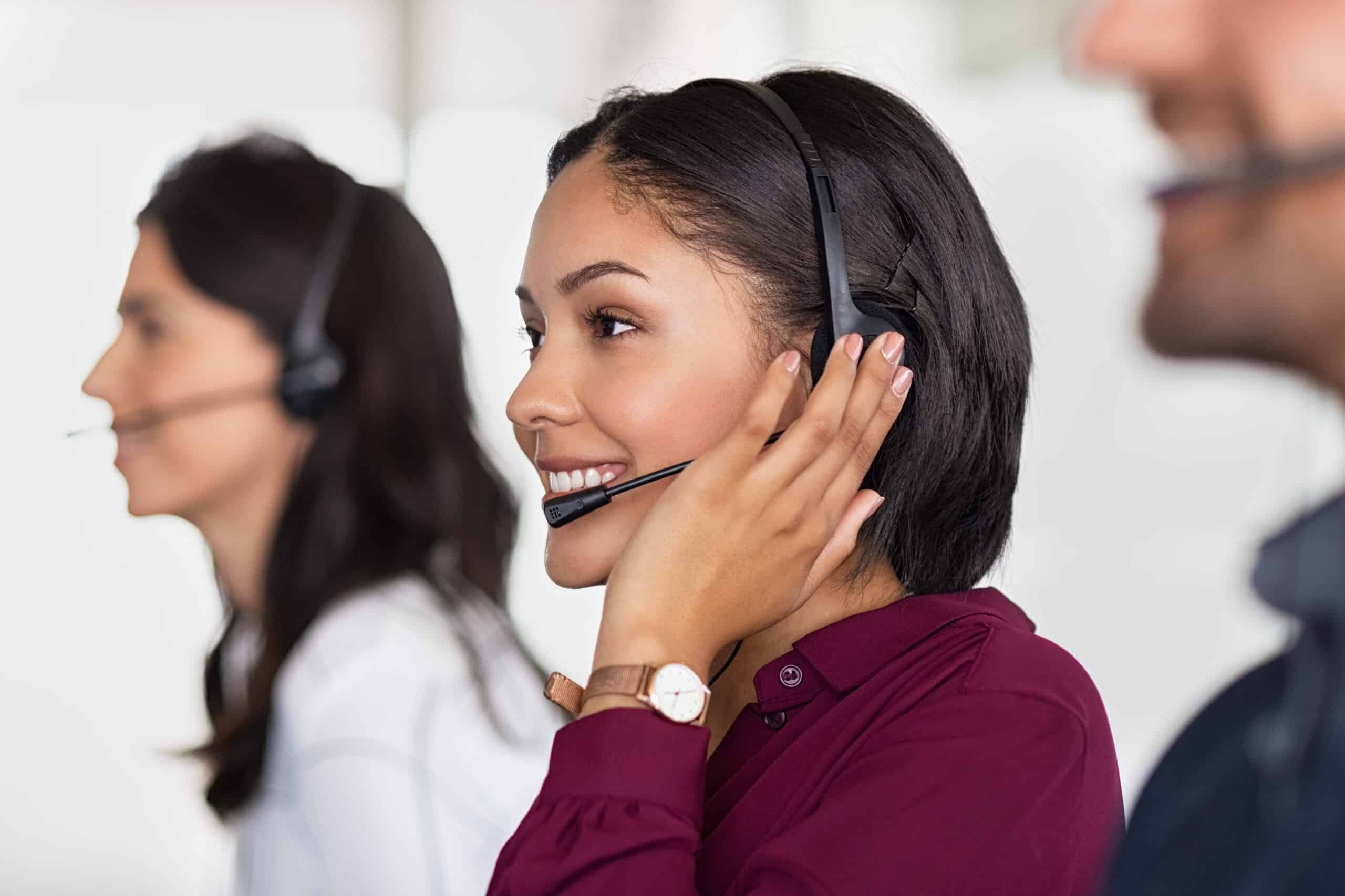 Customer service team supporting ecommerce enquiries